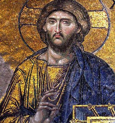 Picture of Jesus from the Hagia Sofia mosaic courtesy of Wikipedia