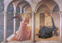 The Annunciation, by Fra Angelico, courtesy of Wikipedia