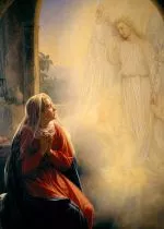 Carl Bloch Annunciation Painting